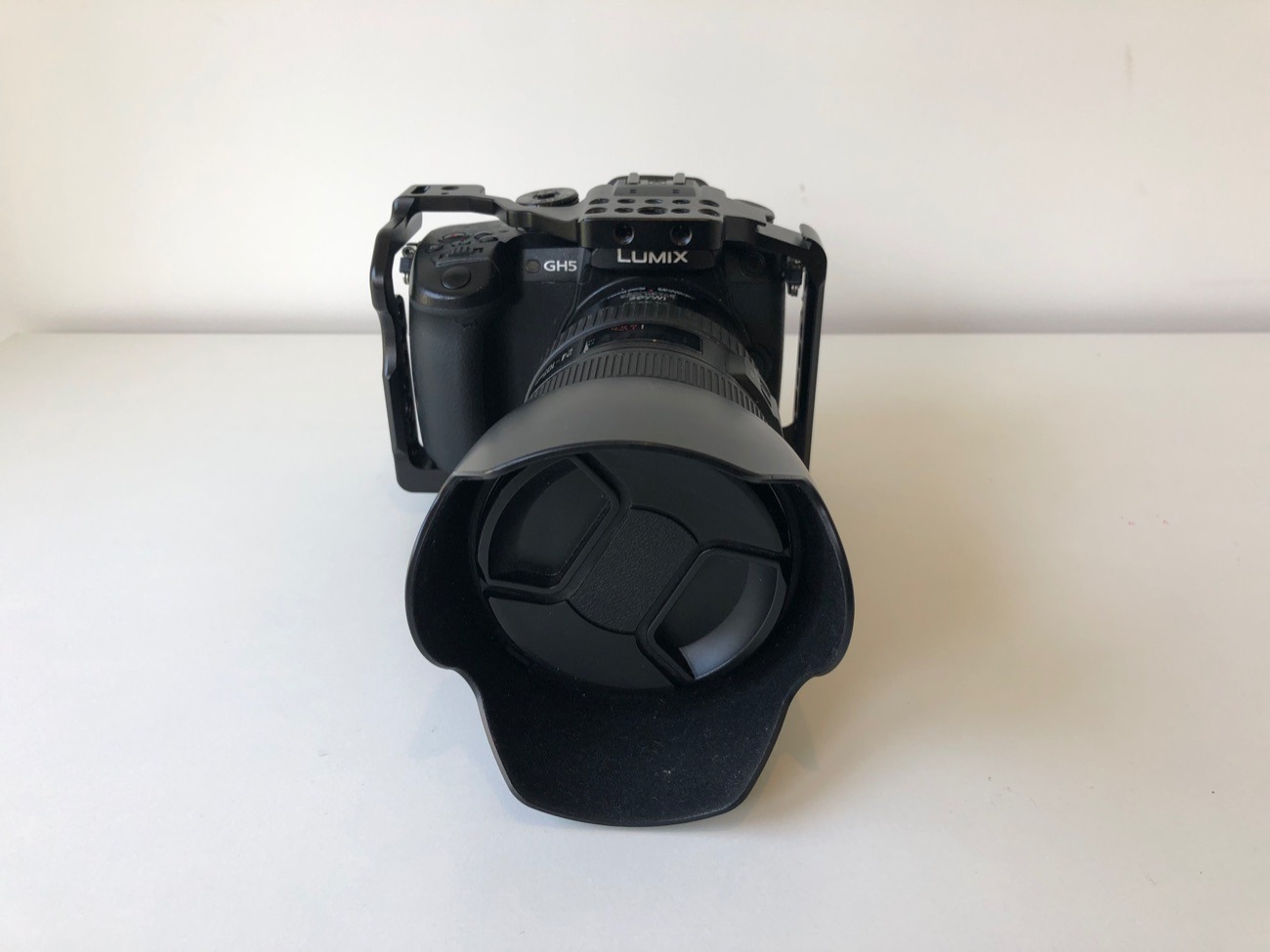 Lumix gh5 4k camera with metabone xl, canon 24-105l and 5 batteries