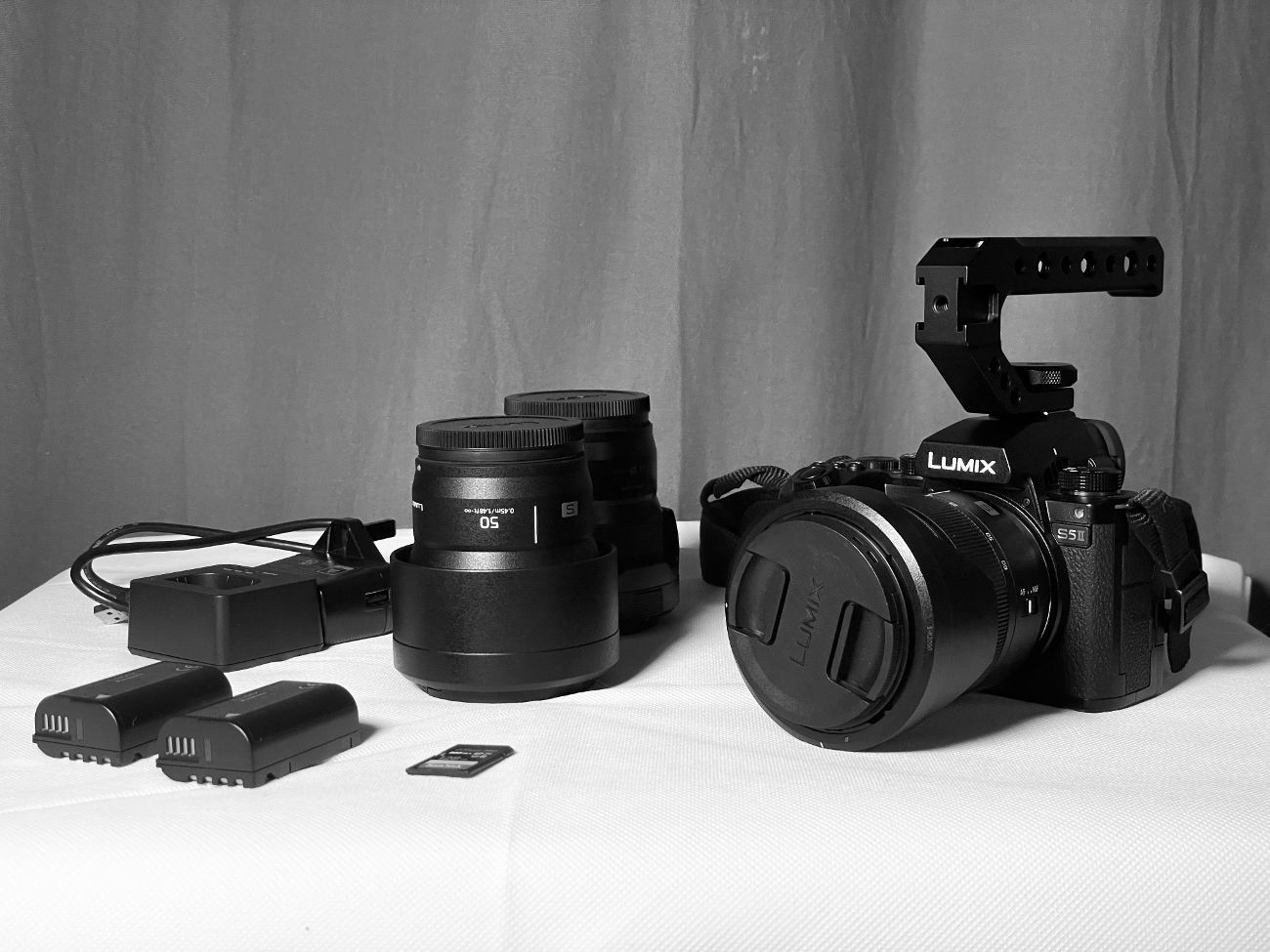 Lumix s5 mark ii + 3 lenses