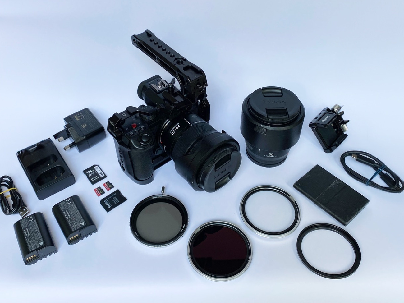 Lumix s5iix - lens, cage, top-handle & ssd