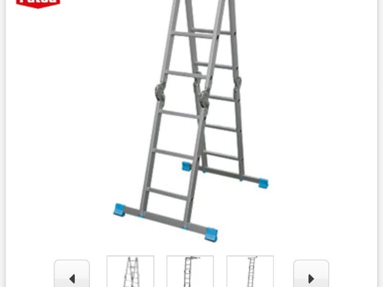 Mac allister 4 x3 step ladder