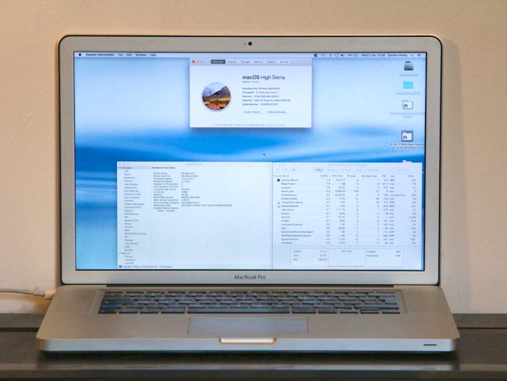 Macbook pro 15" 2.7ghz 16gb hi-res