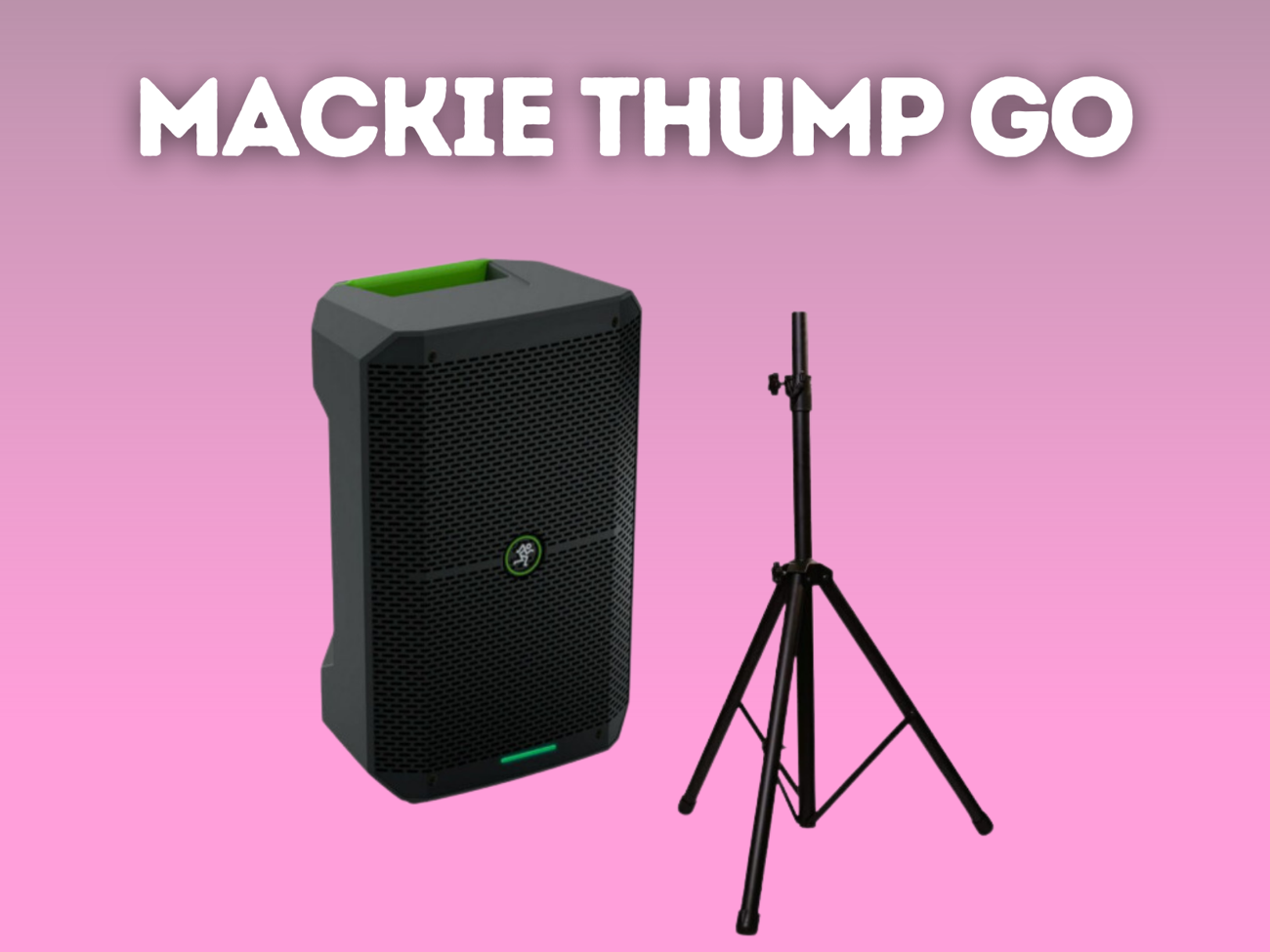 Mackie go thump - battery speakers