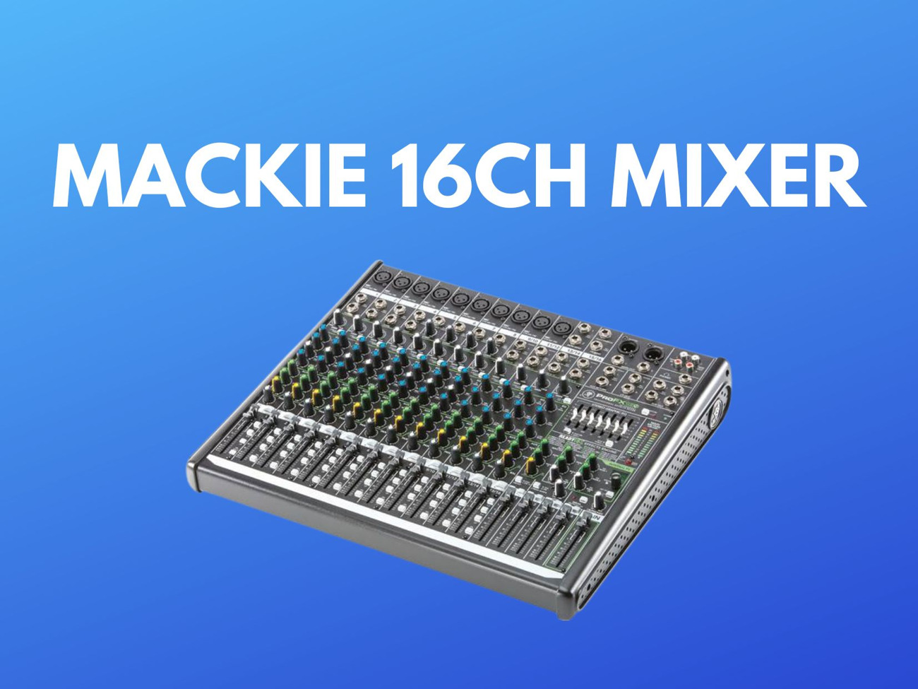 Mackie mixer 16ch profx16 v2
