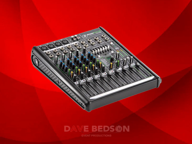 Mackie pro fx 8 mixing desk - 4 mic, 2 line channels