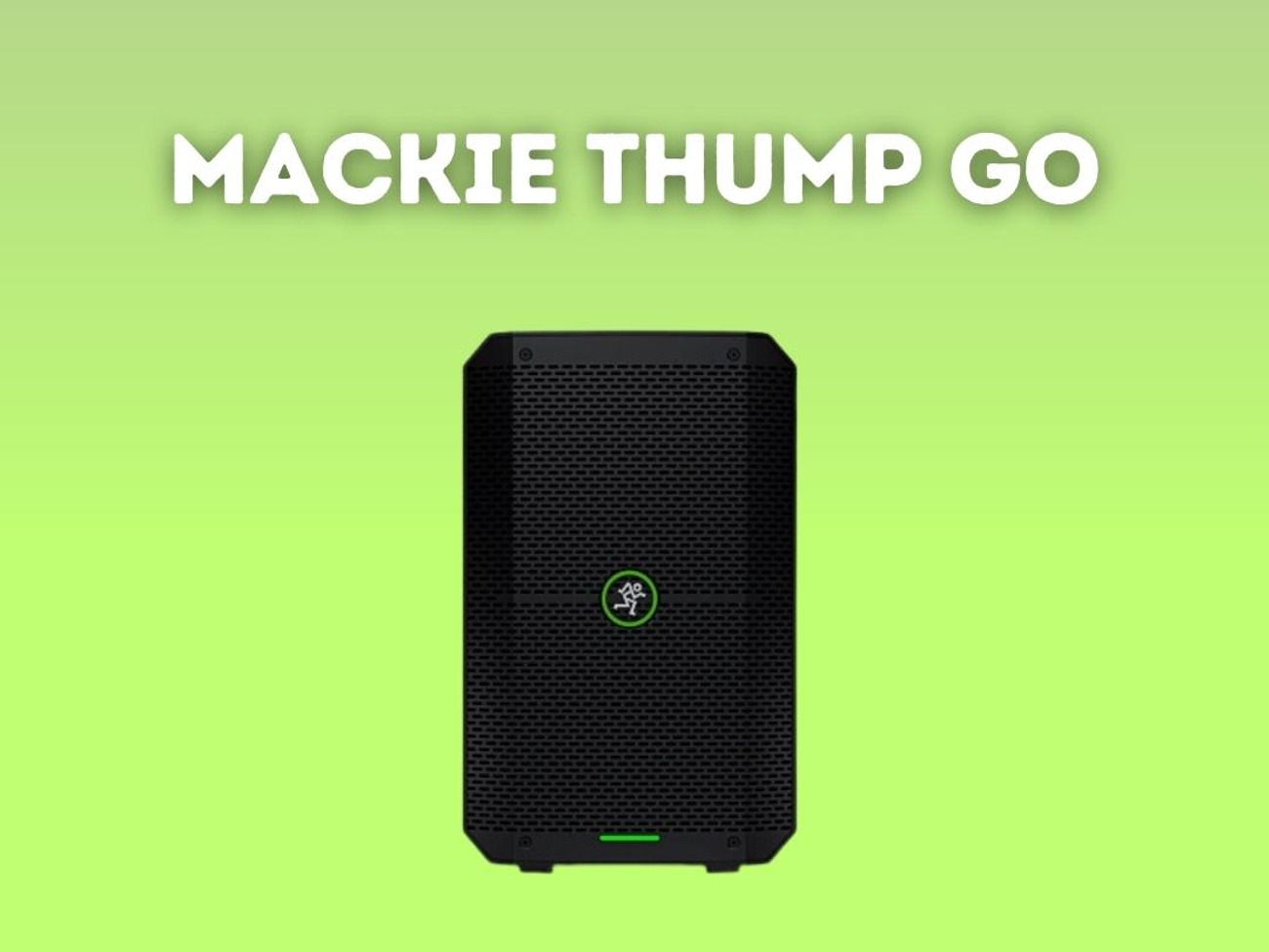 Mackie thump go portable battery powered speaker - bluetooth