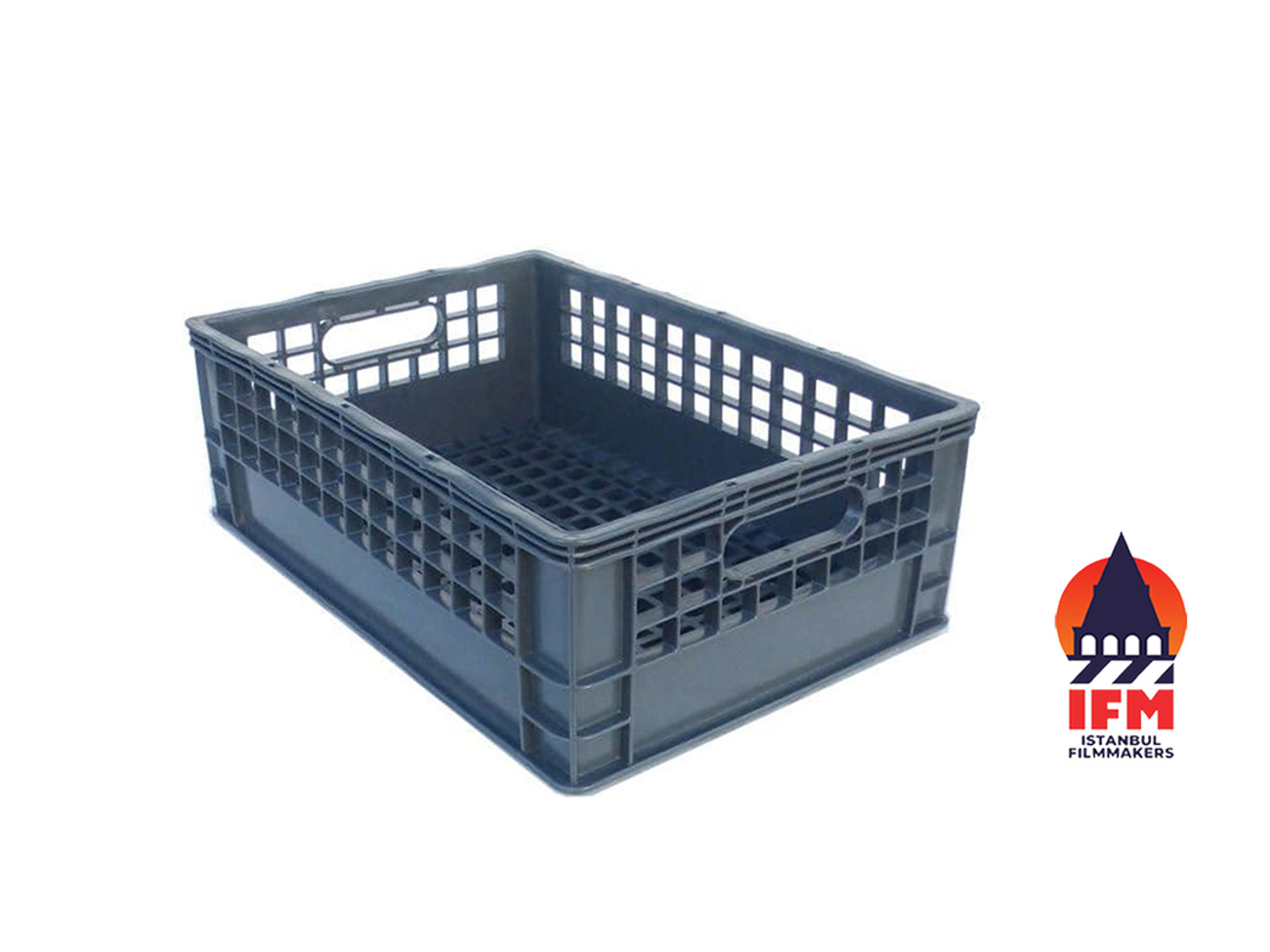 Magliner half milk crate w/liner (multiple available)
