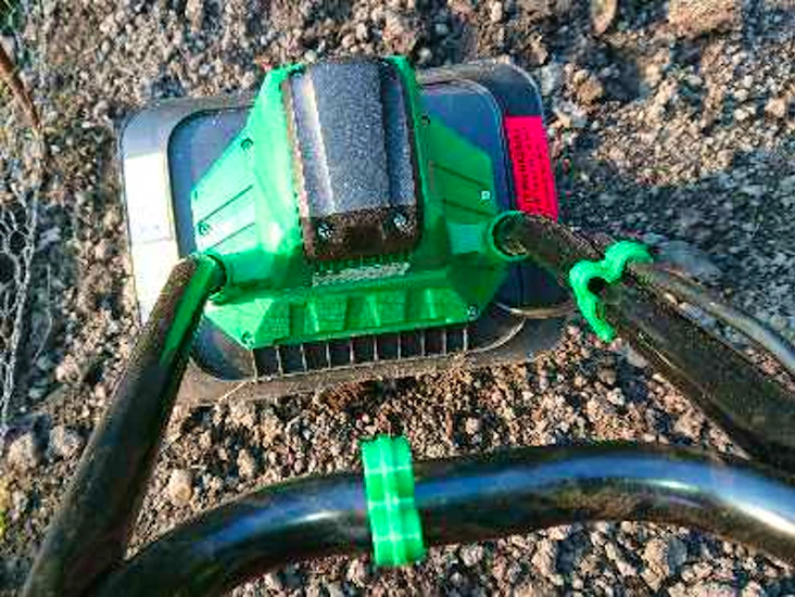 Mains powered tiller