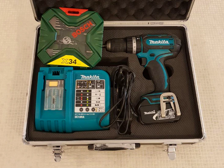 Makita bhp452 cordless hammer driver drill d