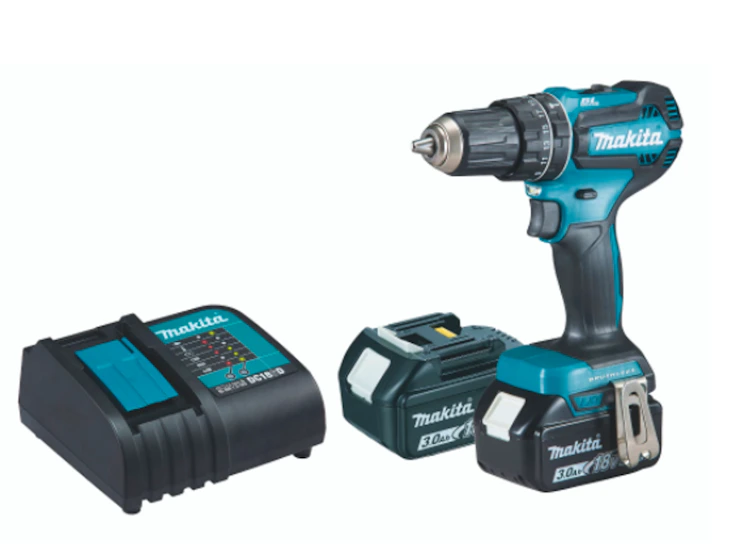 Makita lxt 18v cordless brushless combi drill dhp485sfe