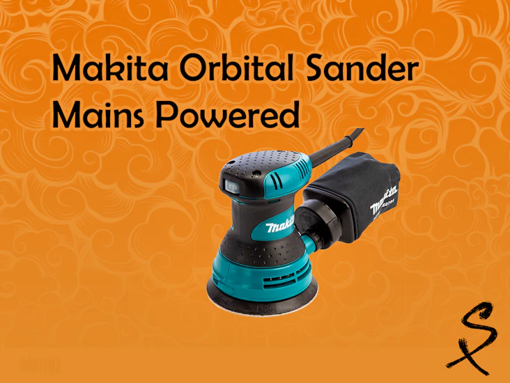 Makita orbital sander (mains powered)