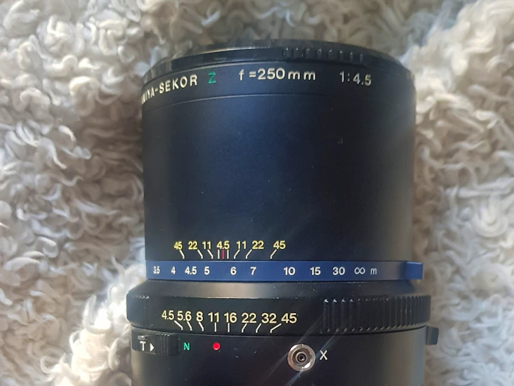 Mamiya rz67 250mm 4.5 lens