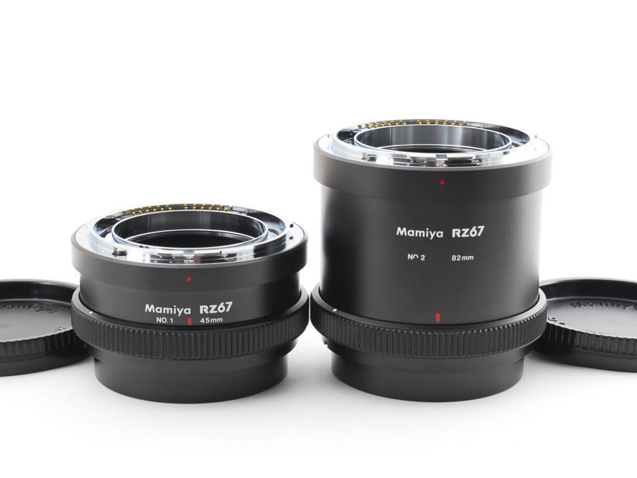Mamiya rz67 extension tube ring no.1 + no.2 set