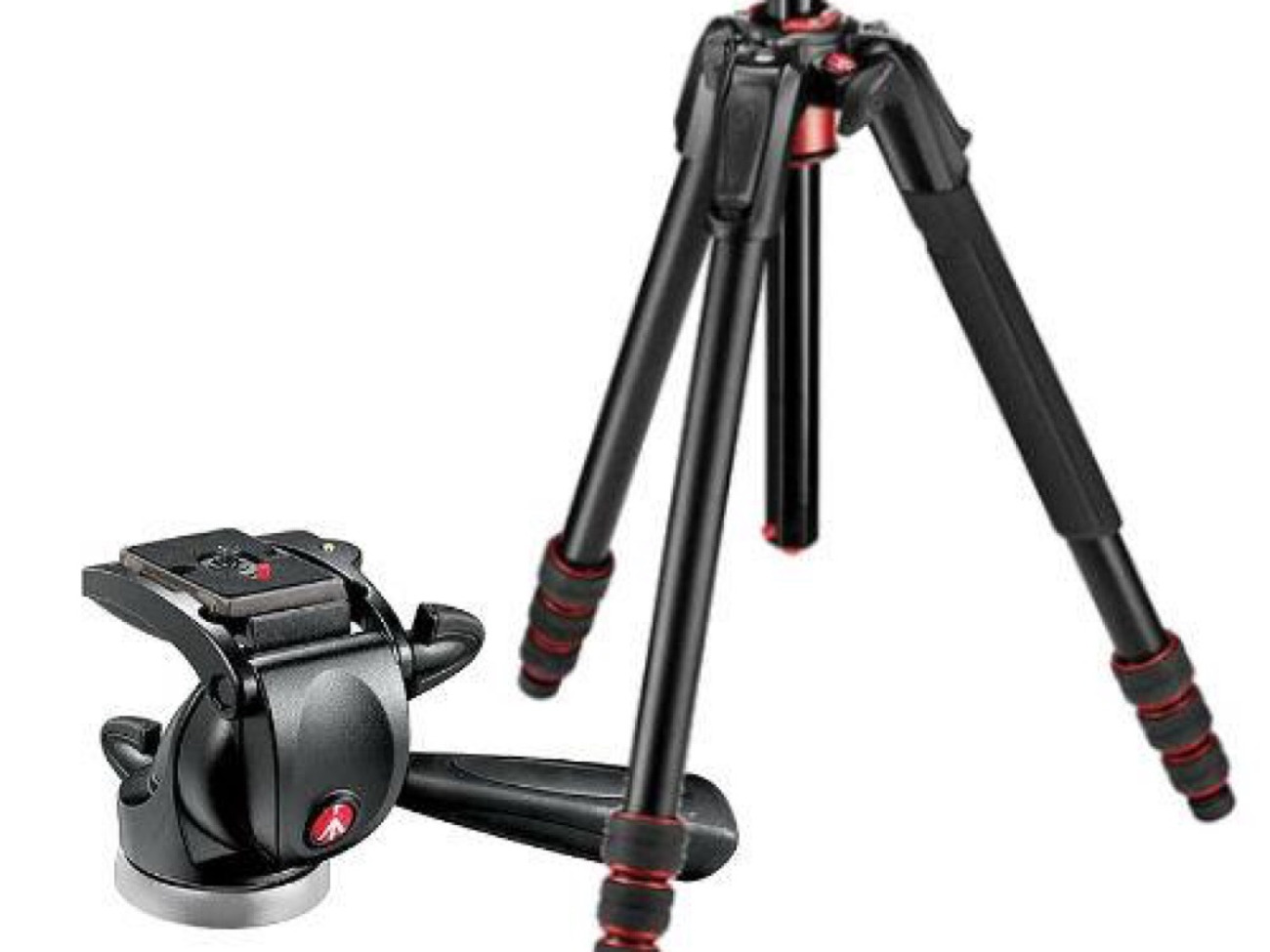 Manfrotto 190go! tripod + video or photography head