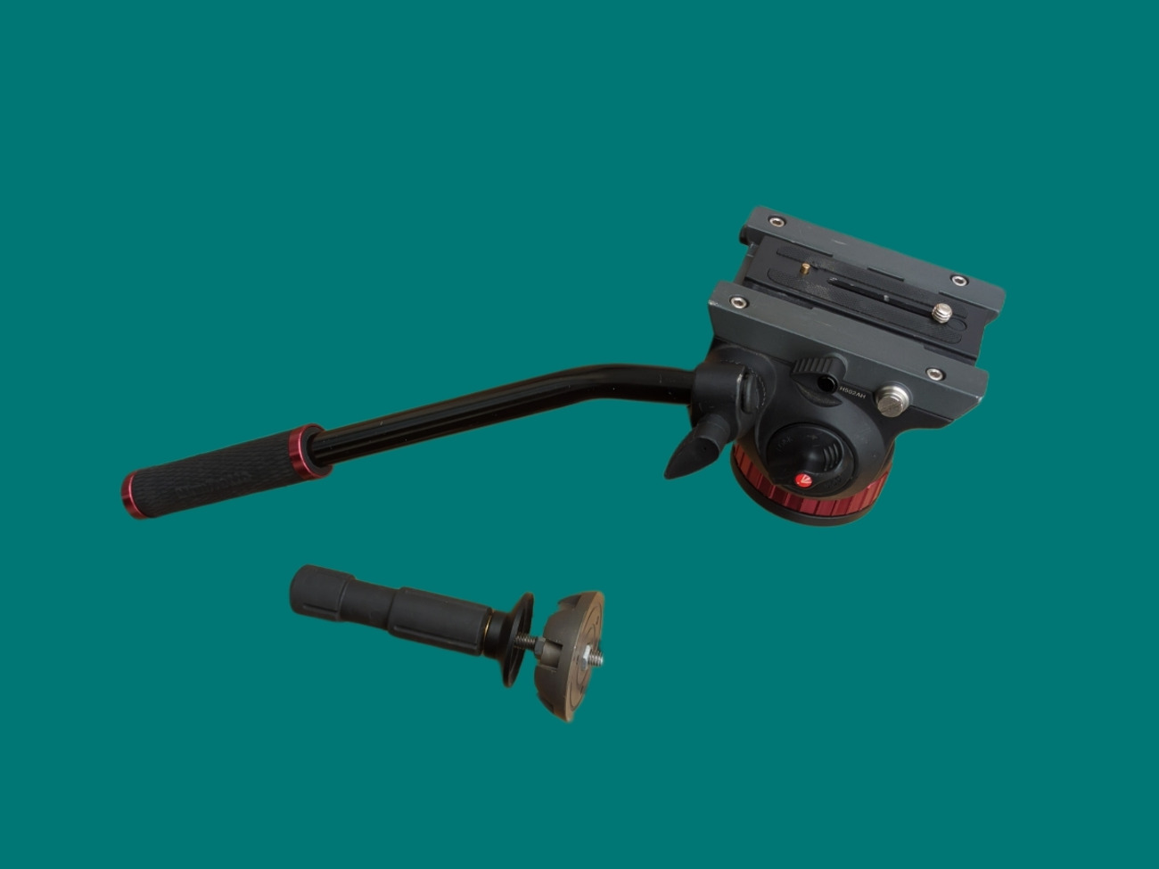 Manfrotto 502 fluid head with flat base and 75mm bowl 