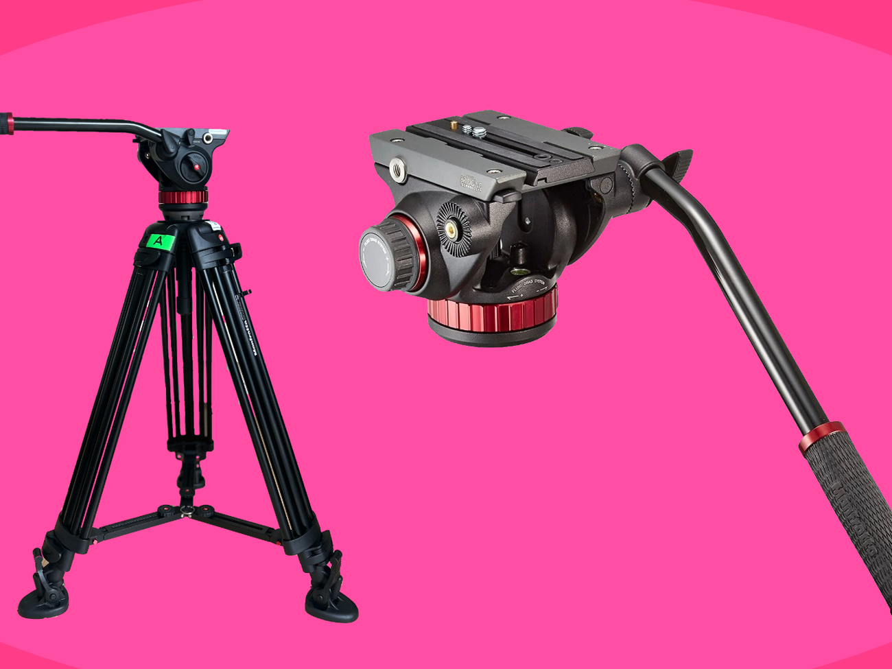 Manfrotto 502 fluid video tripod 