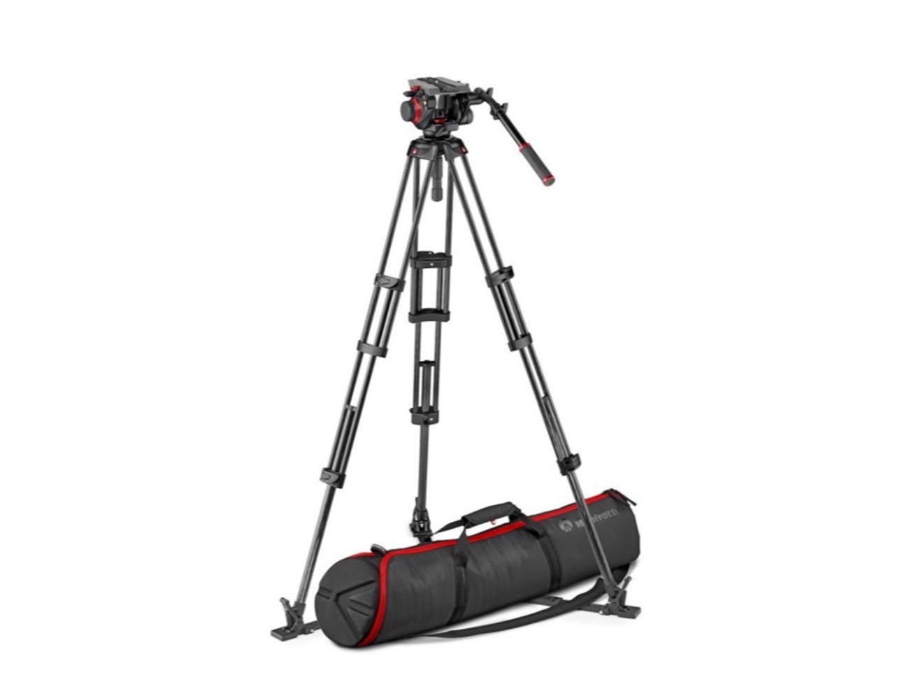 Manfrotto 504 video tripod cf legs 