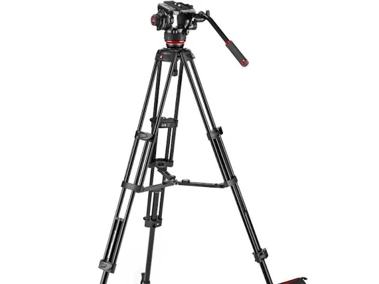 Manfrotto 504x fluid video head tripod kit