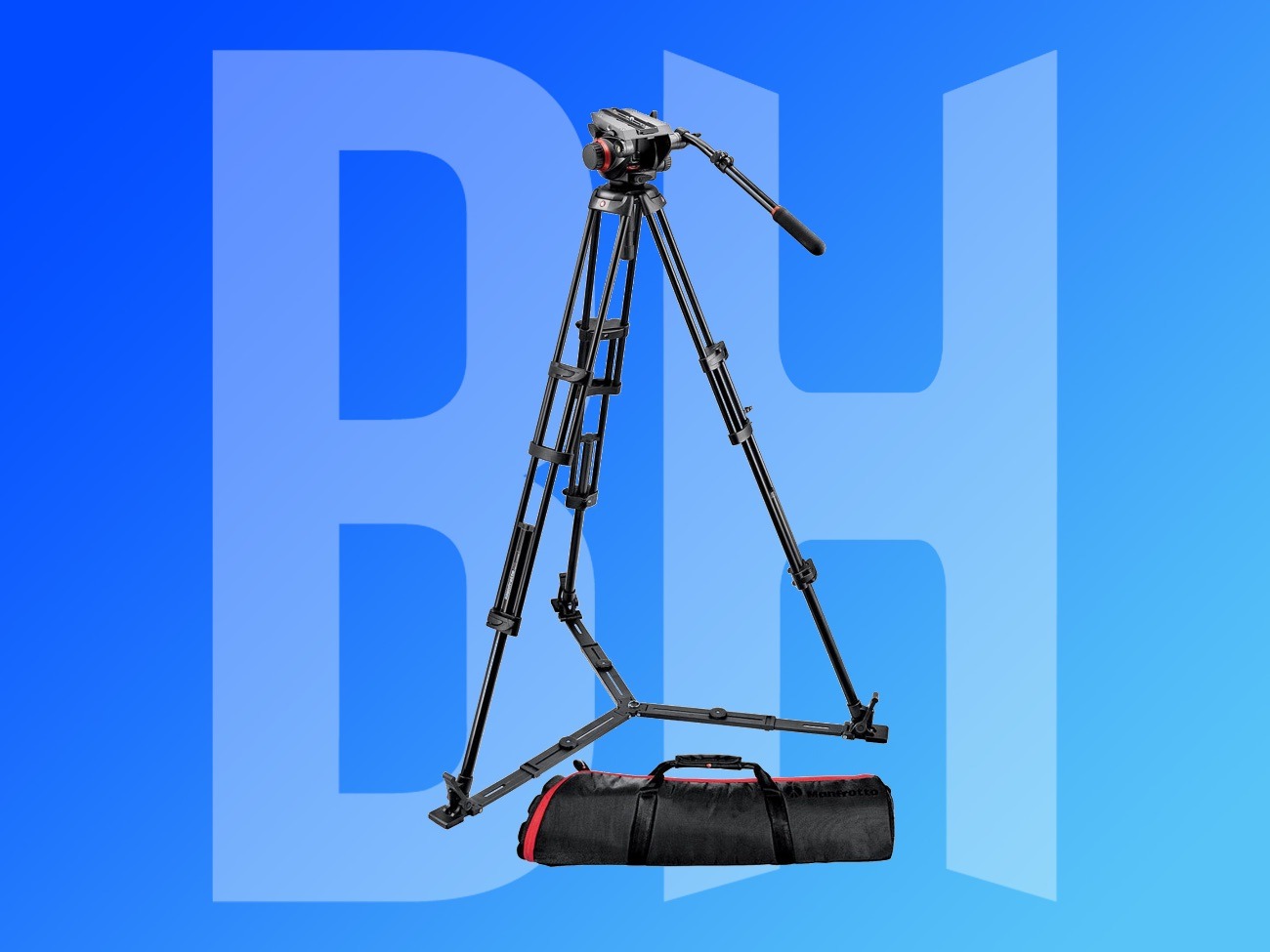 Manfrotto 546b tripod + 504hd fluid video head