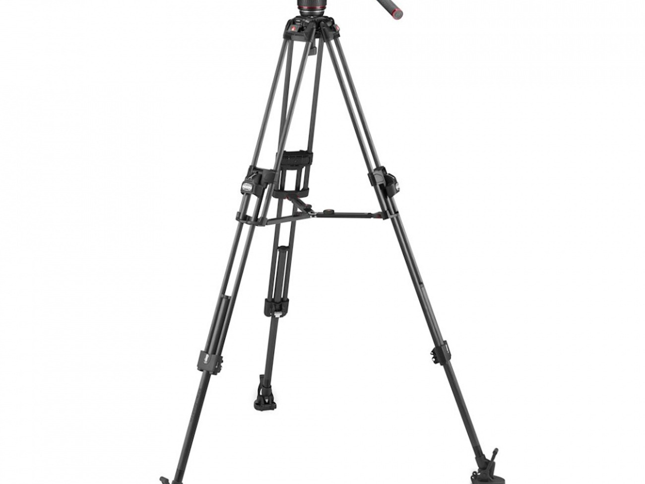 Manfrotto 645 fast video tripod with 608 nitrotech head
