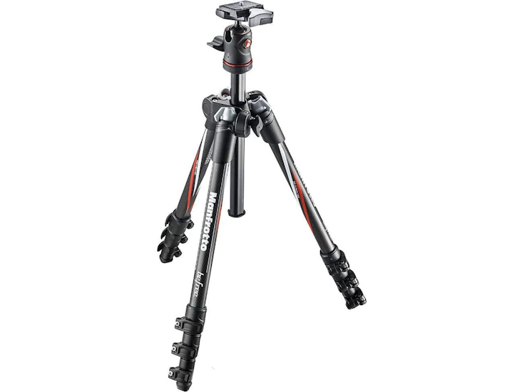 Manfrotto befree carbon fibre travel tripod with ball head