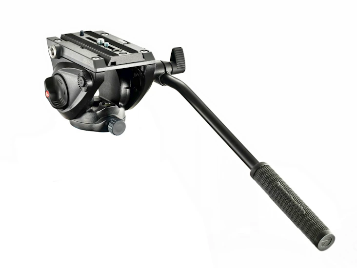 Manfrotto fluid video head with flat base