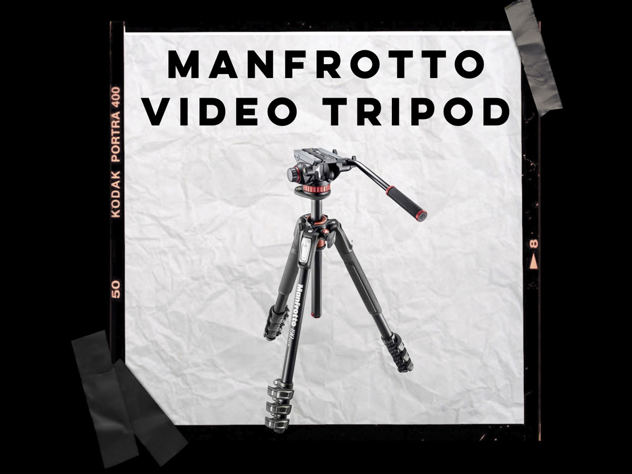 Manfrotto light tripod with pro video head