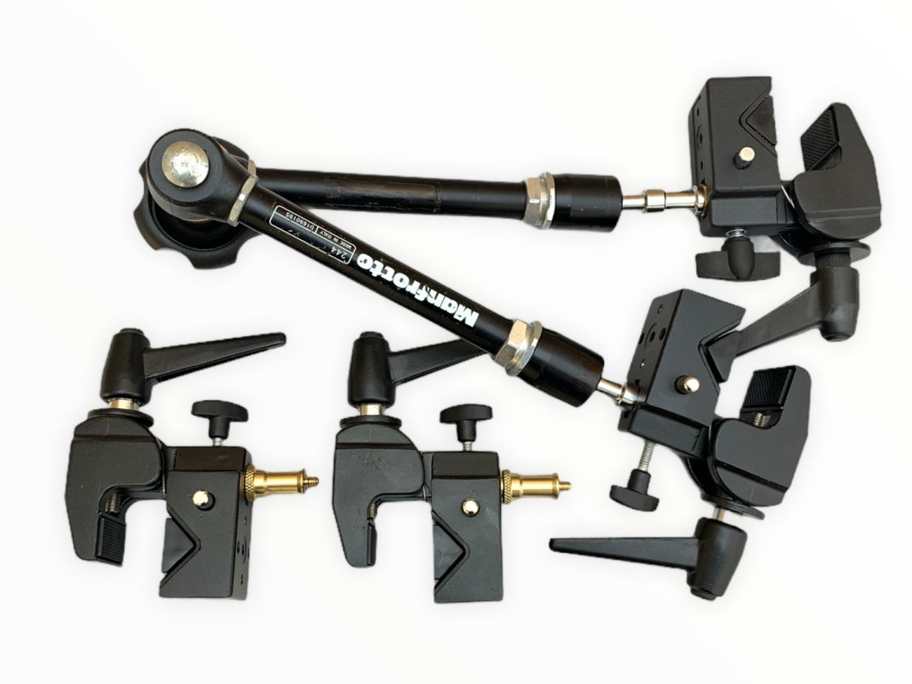 Manfrotto magic arm super clamp lights camera mount grip led