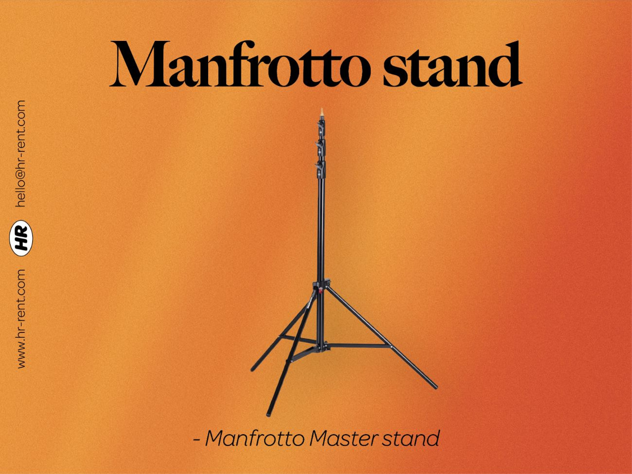 Manfrotto master stand (light stand)