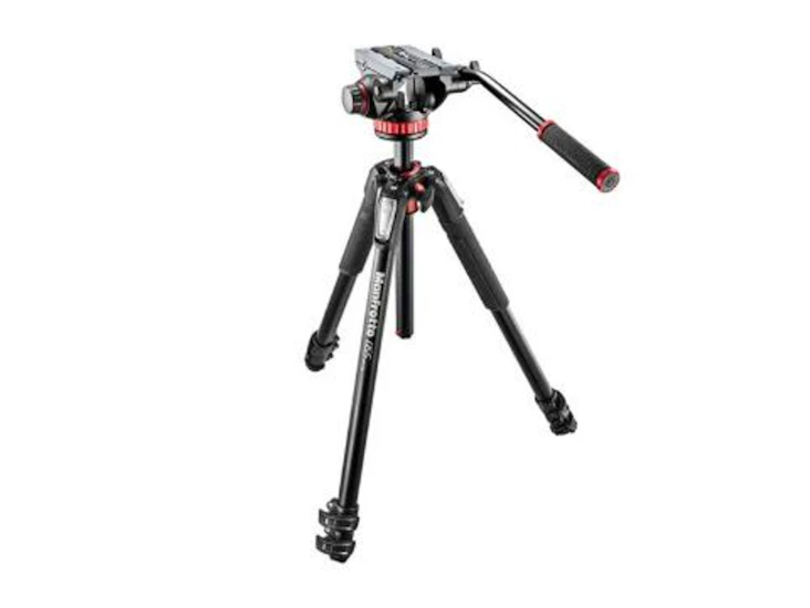 Manfrotto mvh502ah video head and mt055xpro3 tripod