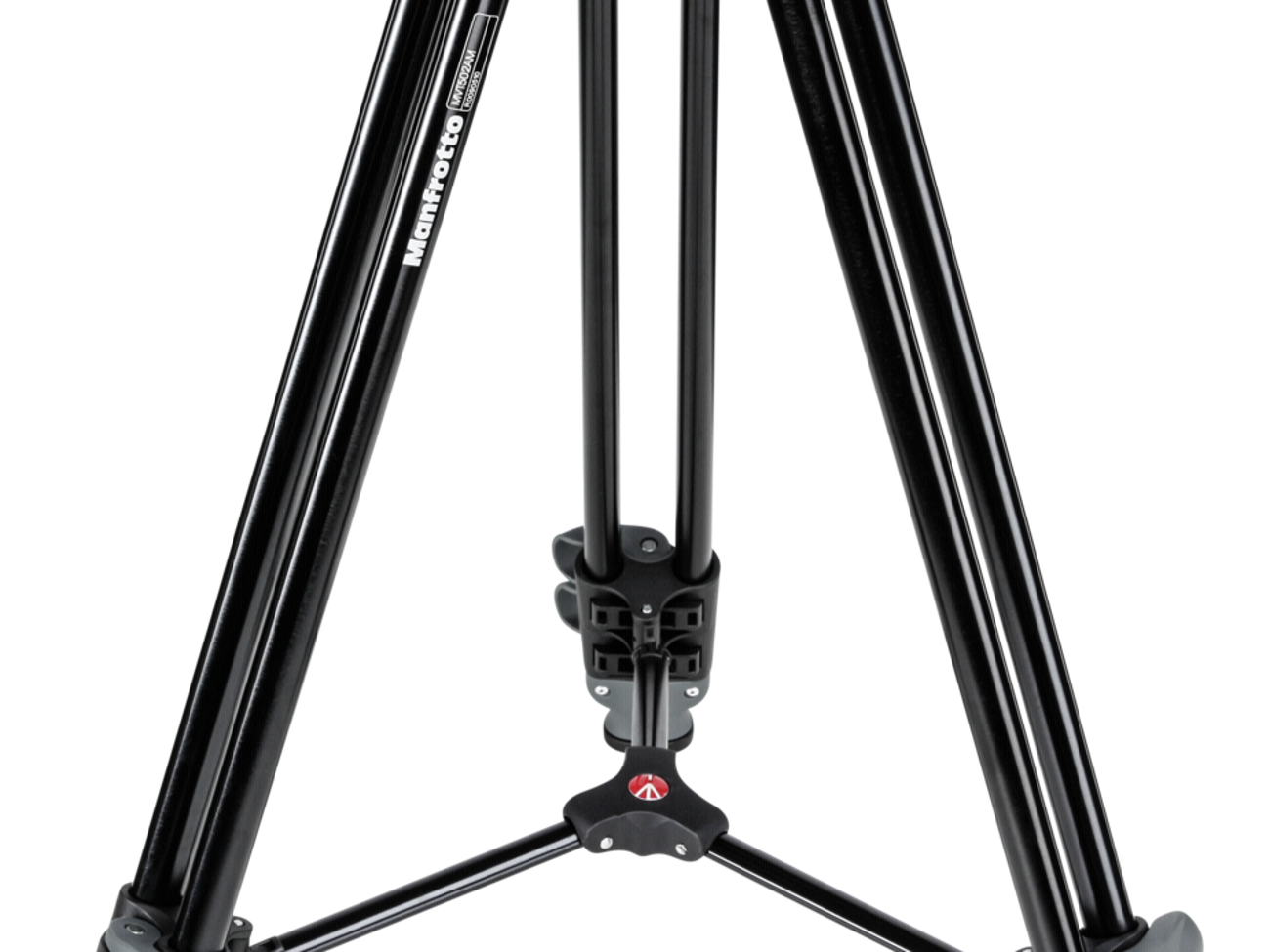 Manfrotto mvt502am tripod with manfrotto mvh502a