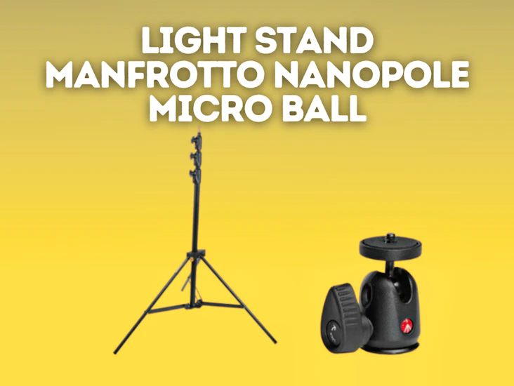 Manfrotto nanopole light stand - manfrotto 492 micro ball