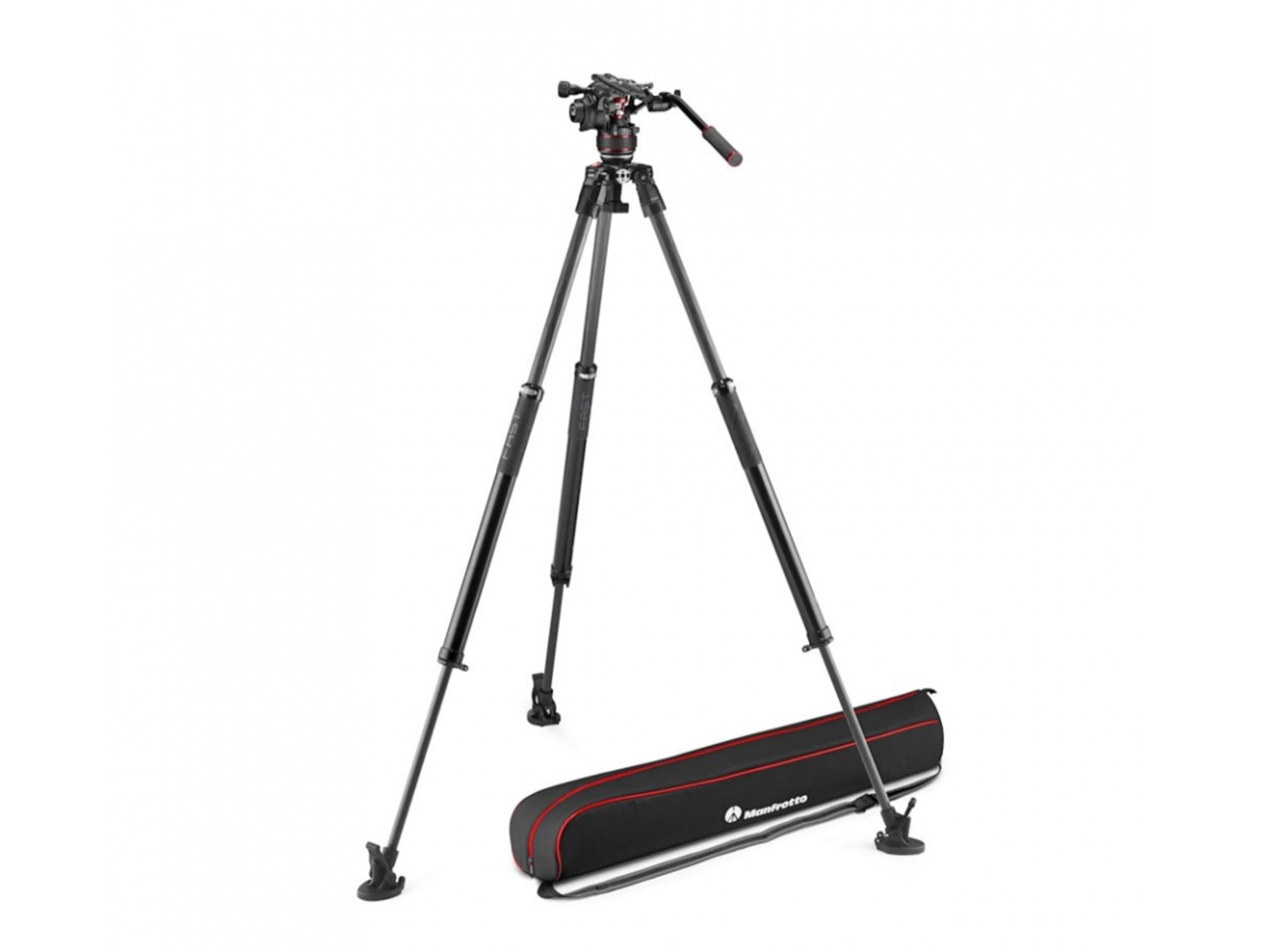 Manfrotto nitrotech 608 series with fast leg carbon tripod