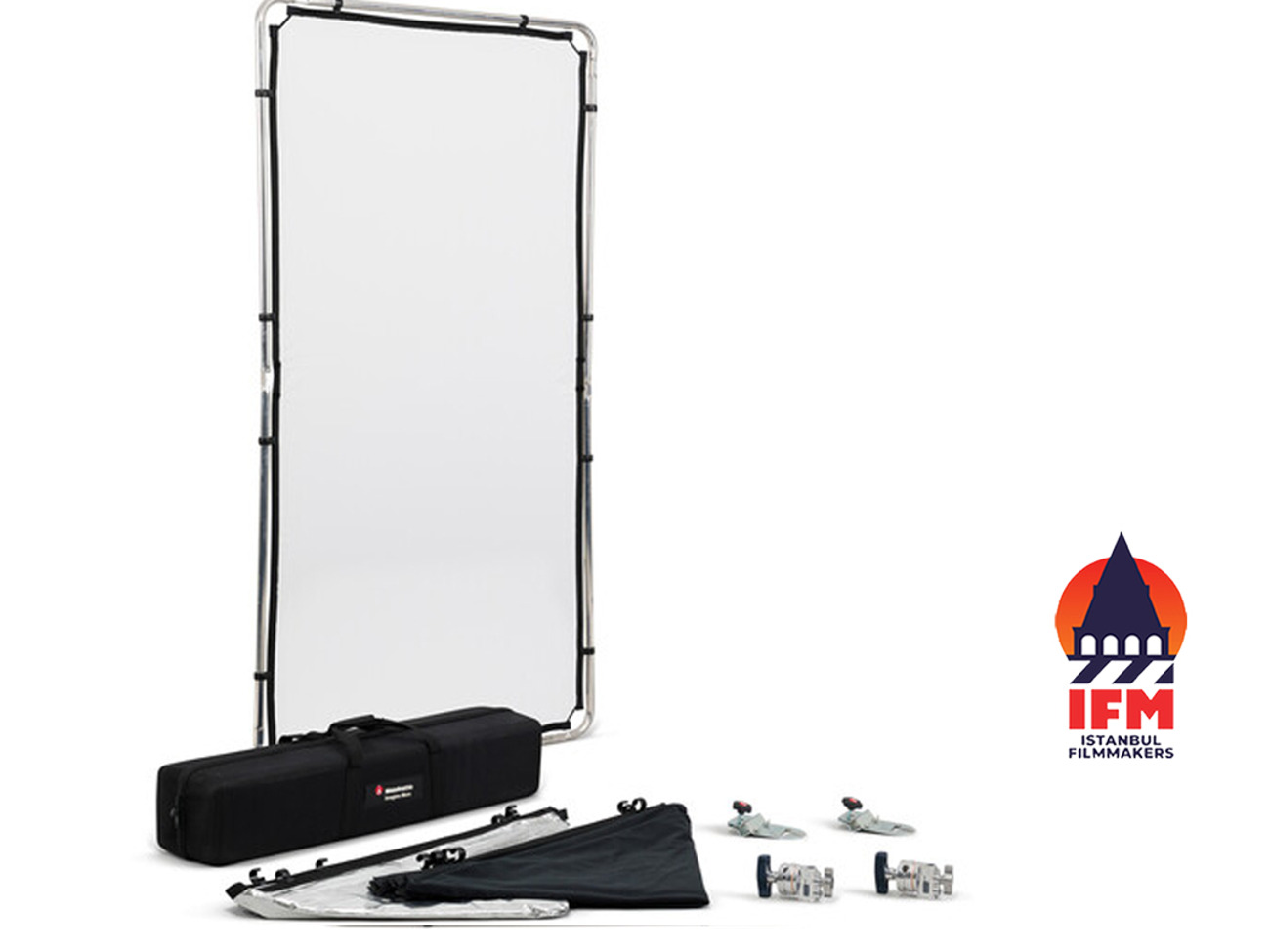 Manfrotto pro scrim 1.1m x 2m all in one kit