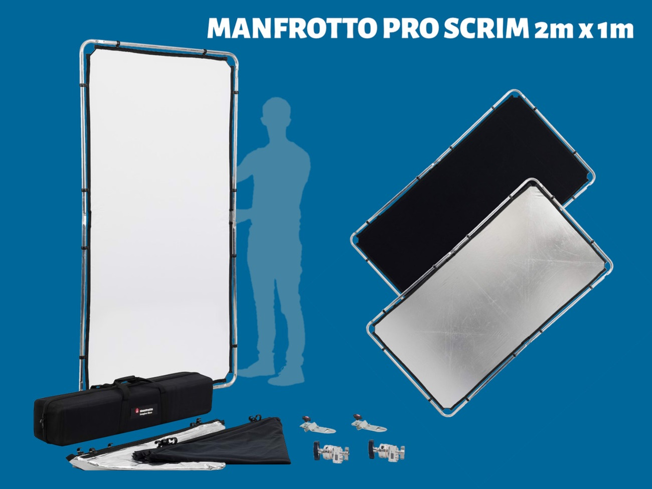 Manfrotto pro scrim 2m x 1m