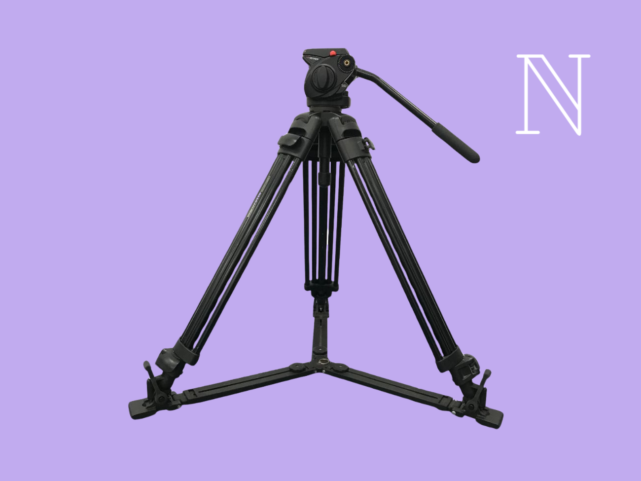 Manfrotto pro video tripod 525mv legs + 503 fluid head+case