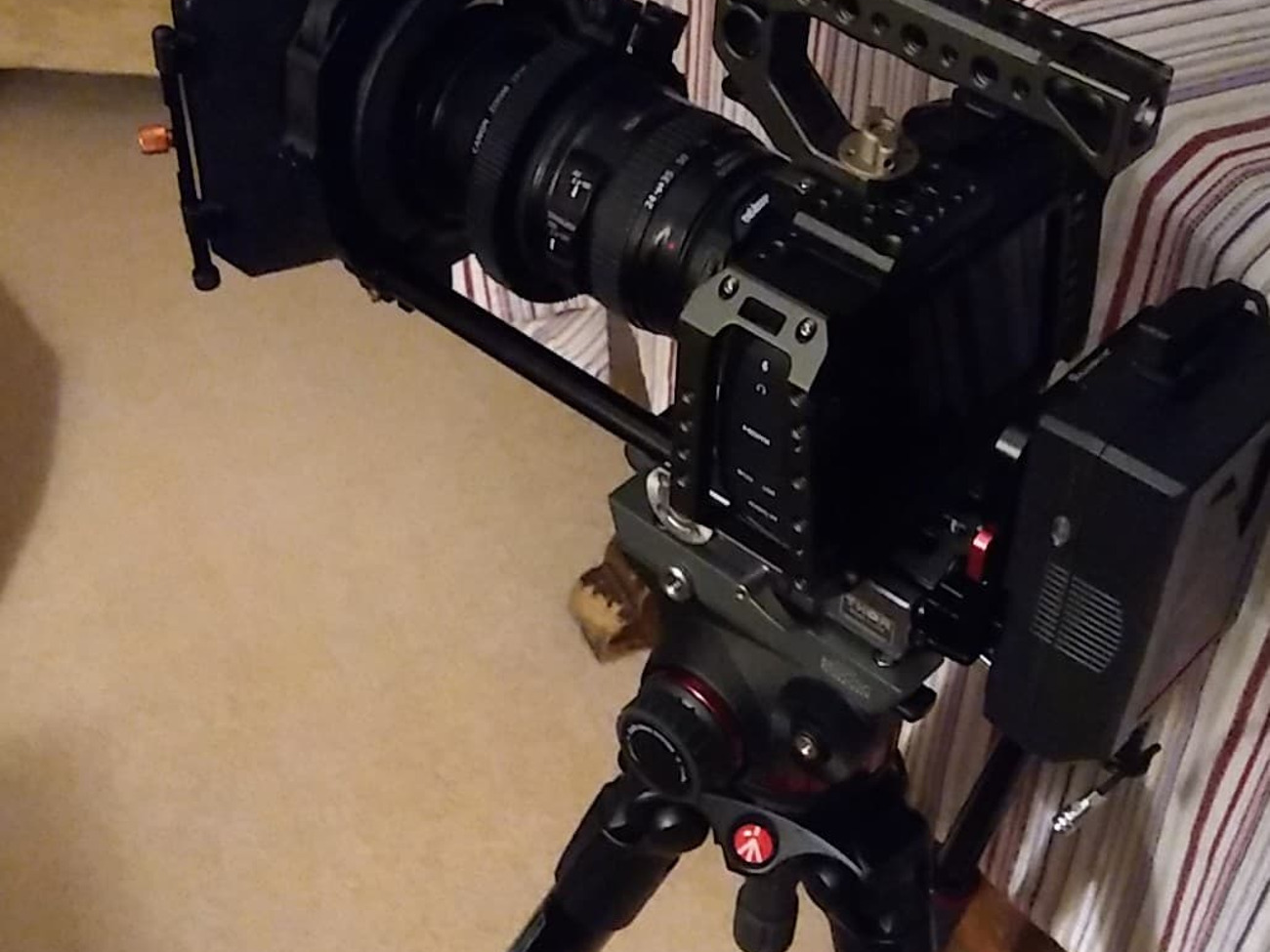 Manfrotto tripod - 502 head + 535 legs