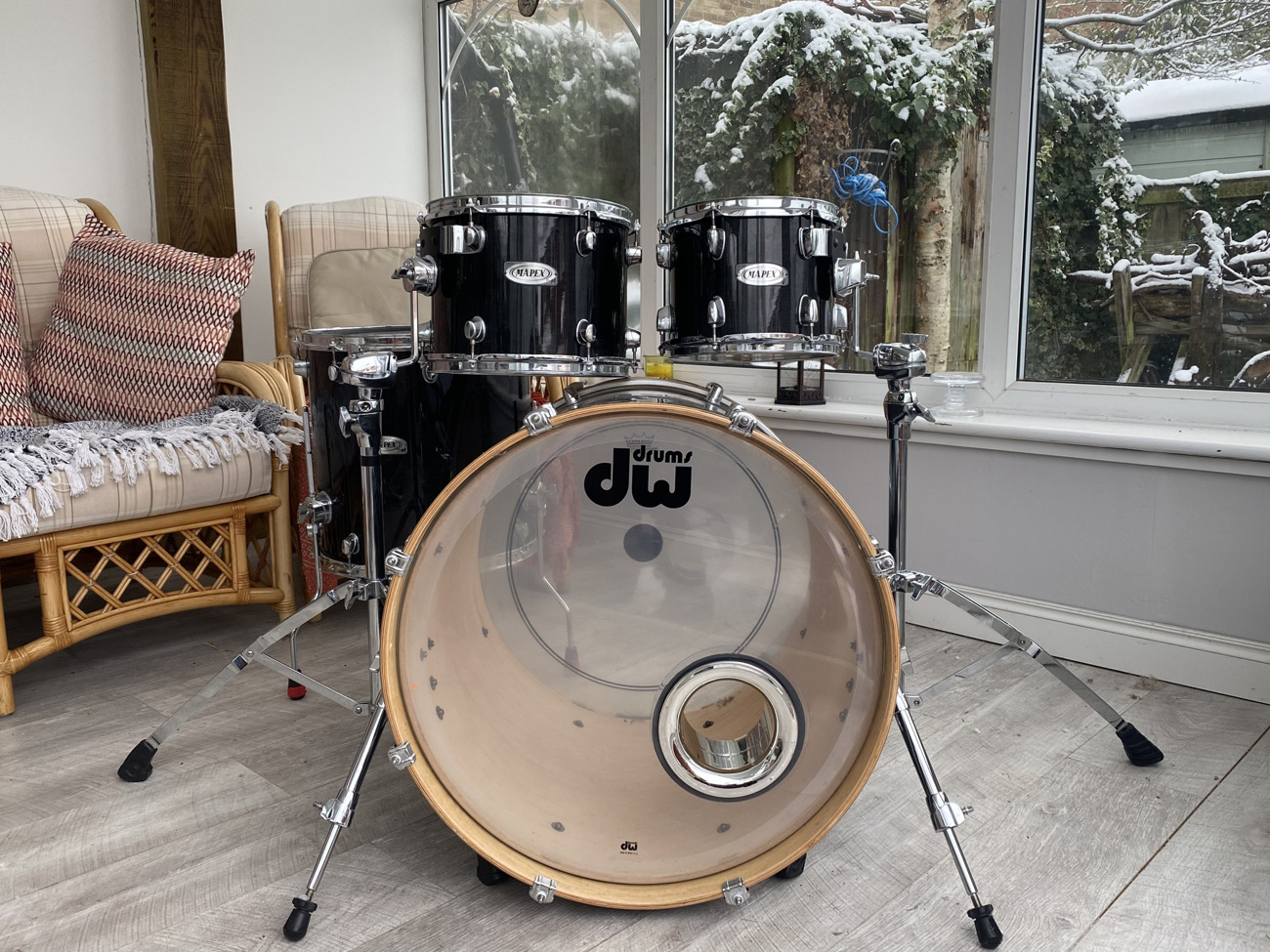 Mapex pro m 4 piece drum kit