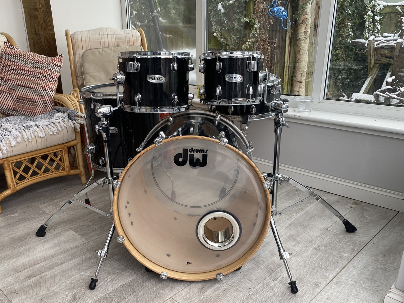 Mapex pro m 5 piece drum kit w/snare