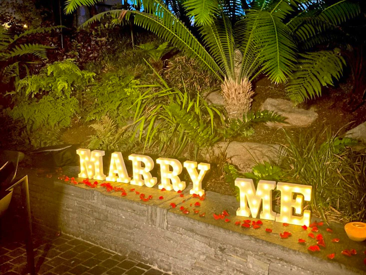 Marry me sign for proposals/engagements