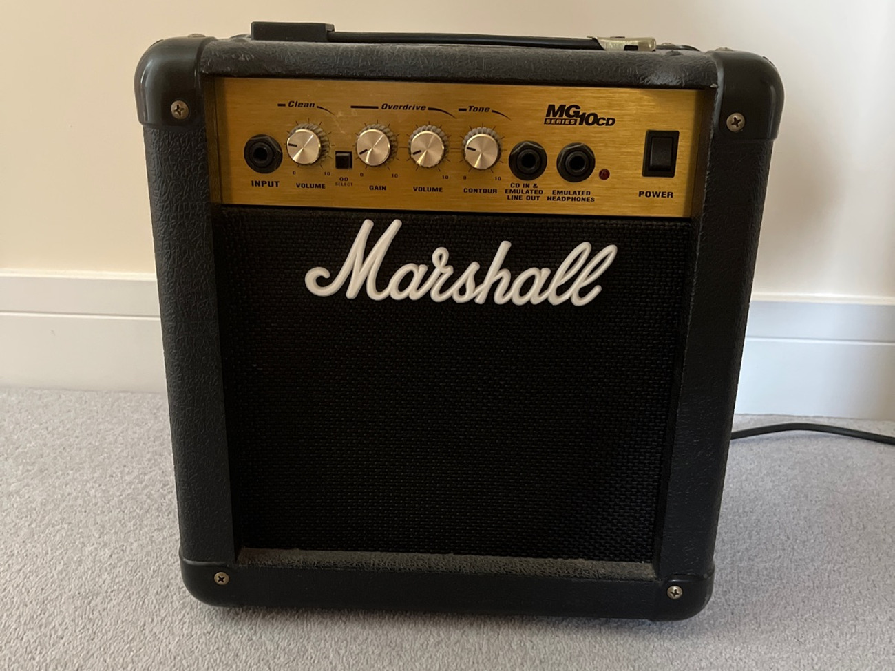Marshall mg series 10cd 1x6.5 10w guitar combo amplifier