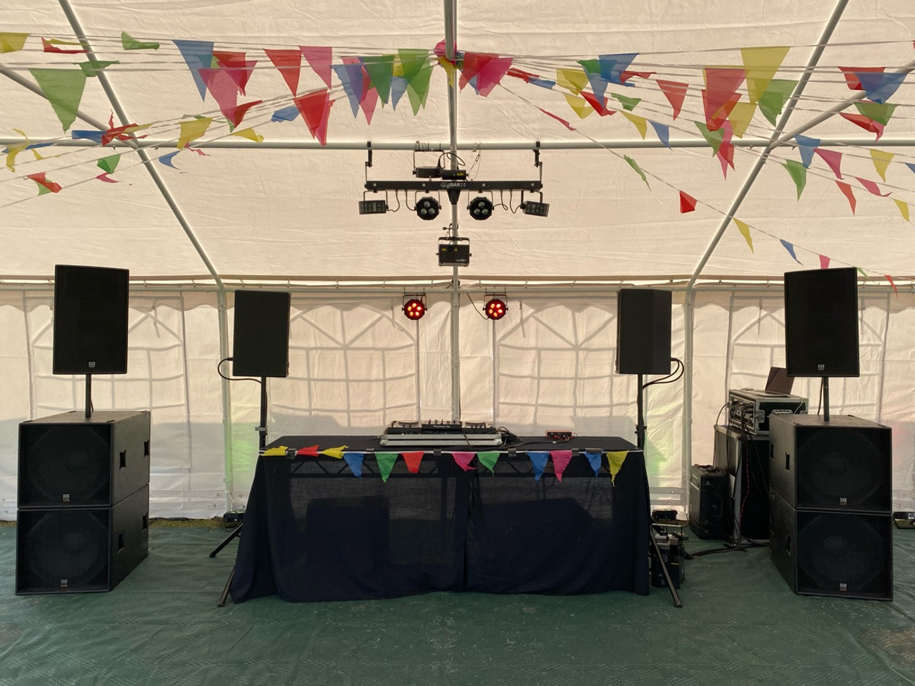 Martin audio w3p & ws18x pa system