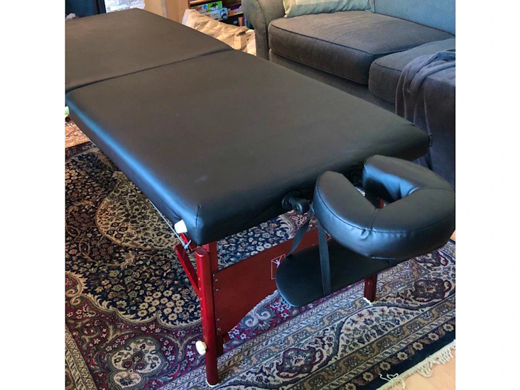 Massage table