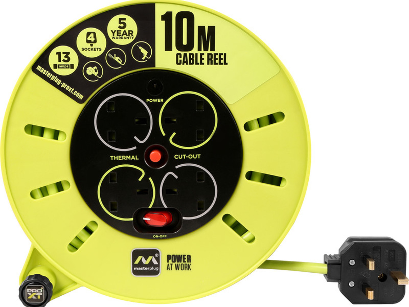 Masterplug 10m cable reel