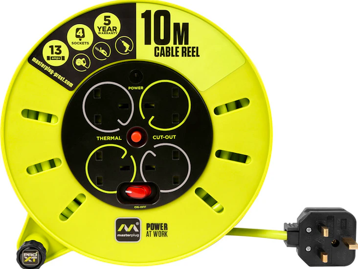 Masterplug 10m cable reel