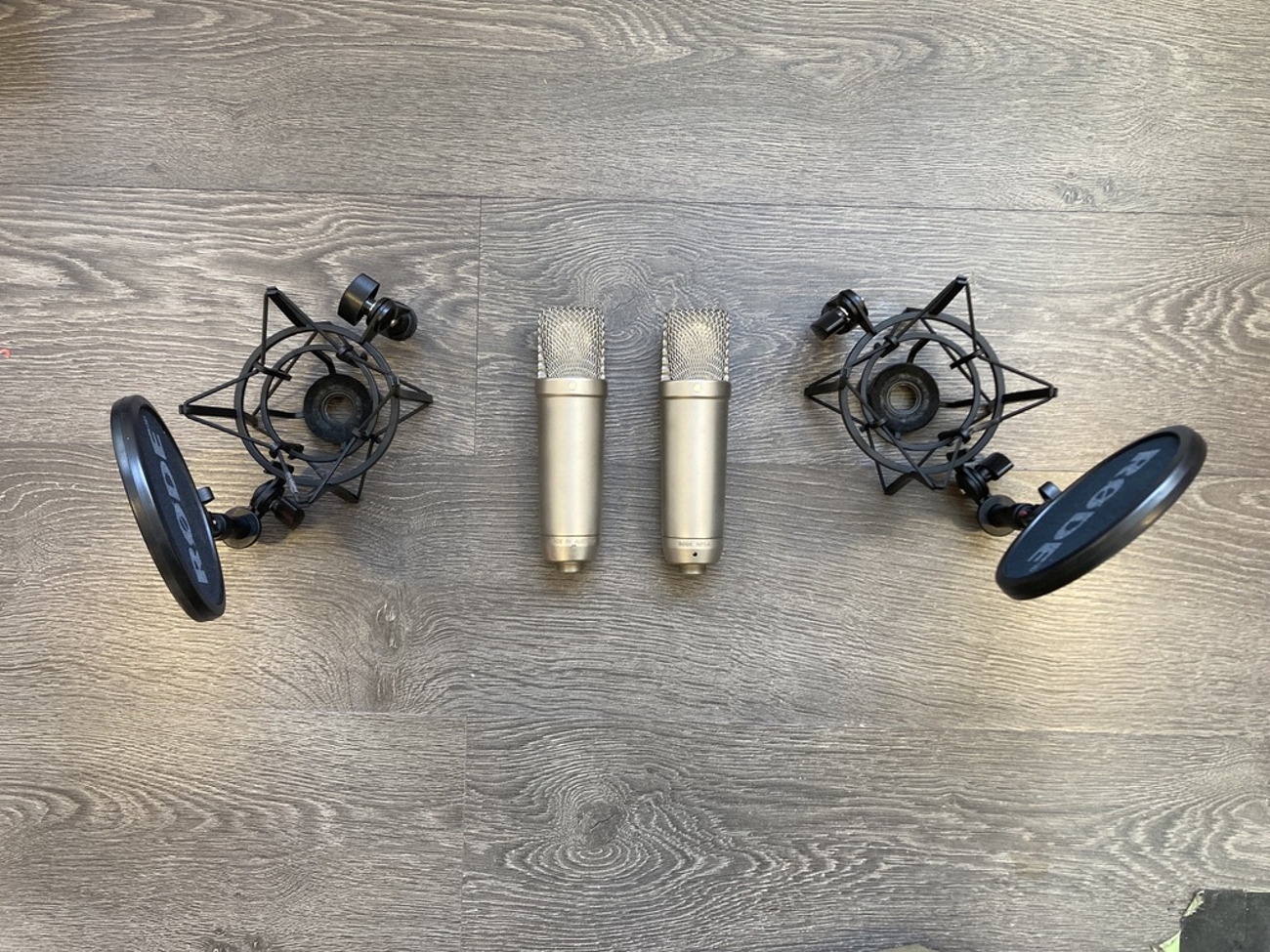 Matched pair: 2 x rode nt1a microphones