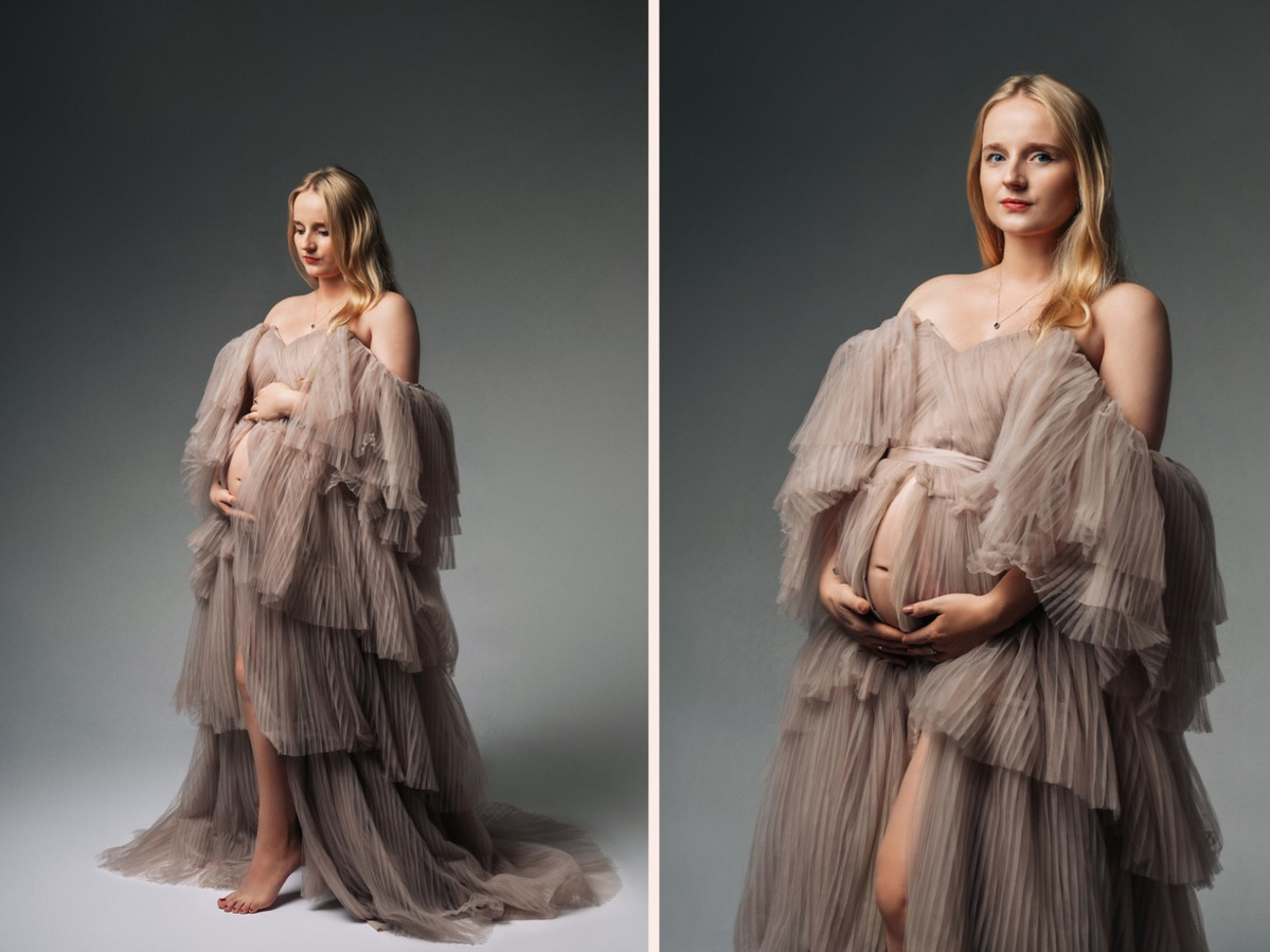 Maternity gown for photo shoot event dress