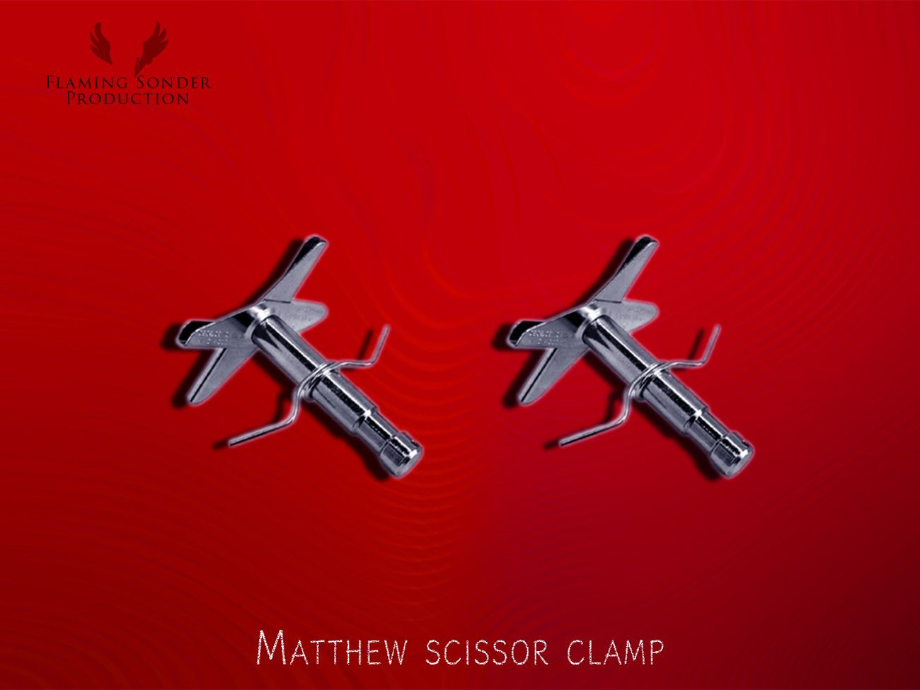 Matthew scissor clamp/ drop ceiling clamp/ baby pin