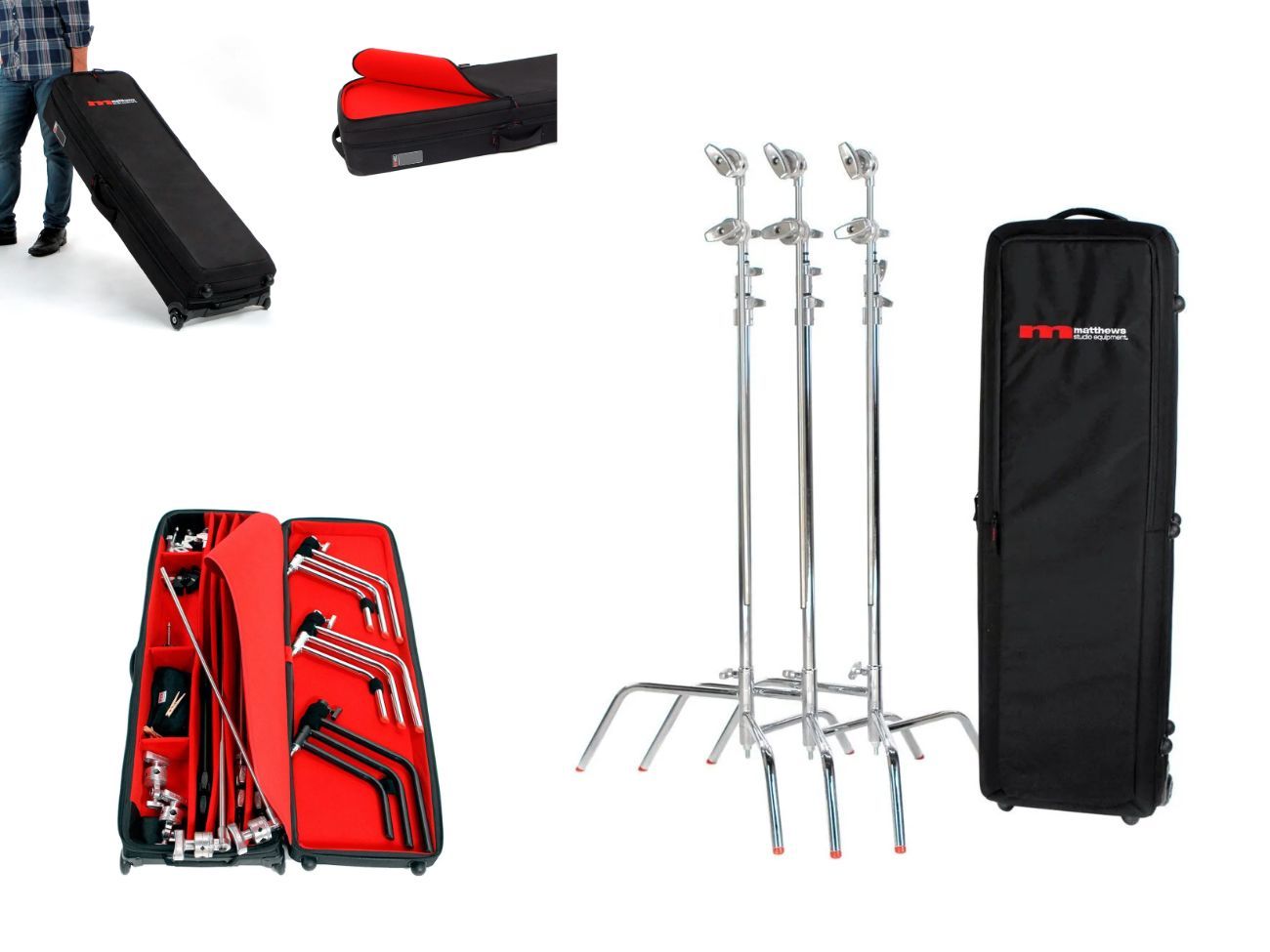 Matthews 3 c stand rolling bag 