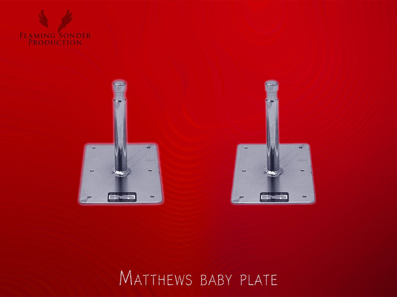 Matthews baby plate/ baby pin