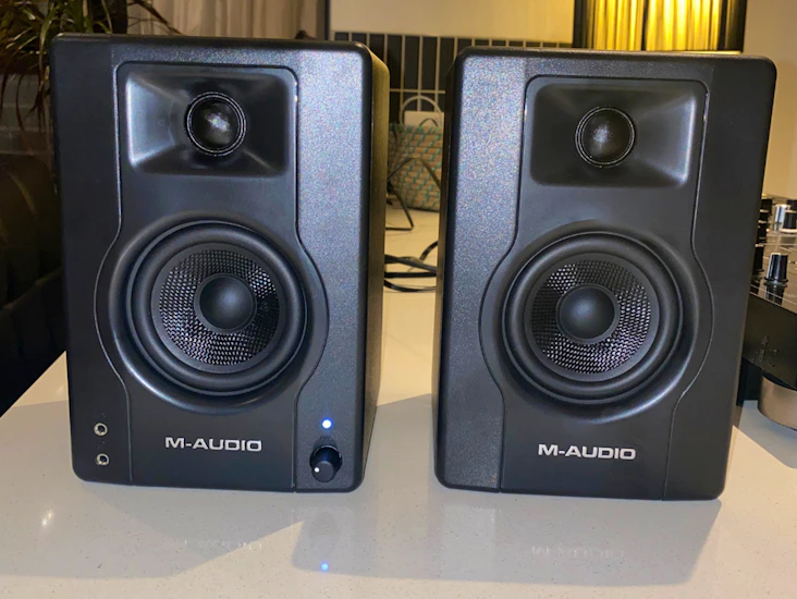 M-audio bx3 party speakers studio monitor